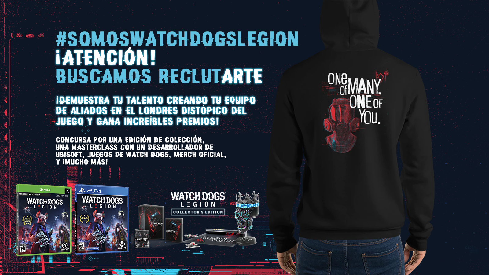 Watch Dogs Legion lanza increíble concurso para crear tu Resistencia